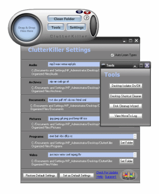 Click to view ClutterKiller 1.1.4.0 screenshot